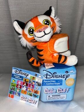 Disney Cutie Cuff Favorites Collection New! RAJAH TIGER soft plush bracelet